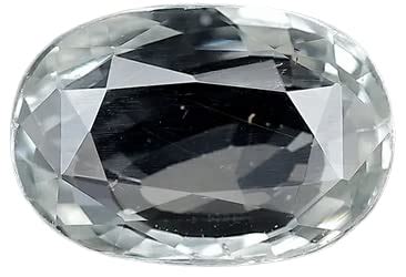 SIDHI VINAYAK STONE 7.50 Ratti Transparent Safed Pukhraj Stone 7 Carat ...