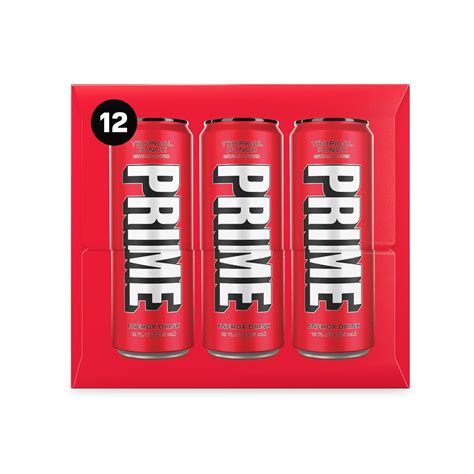 Buy Prime Energy Drink Tropical Punch, Naturally Flavored, 200mg ...