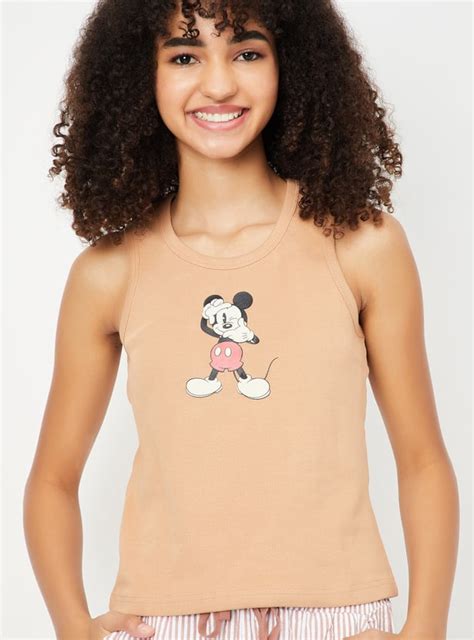 Buy Women Mickey Mouse Print Shorts Set Online at just Rs. 699.0 ...