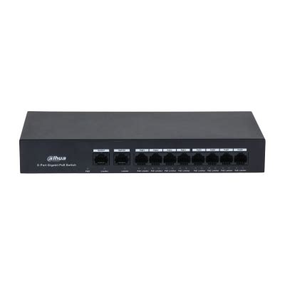 Dahua DH-PFS3010-8GT-65 10-Port Economical Gigabit Switch with 8-Port ...