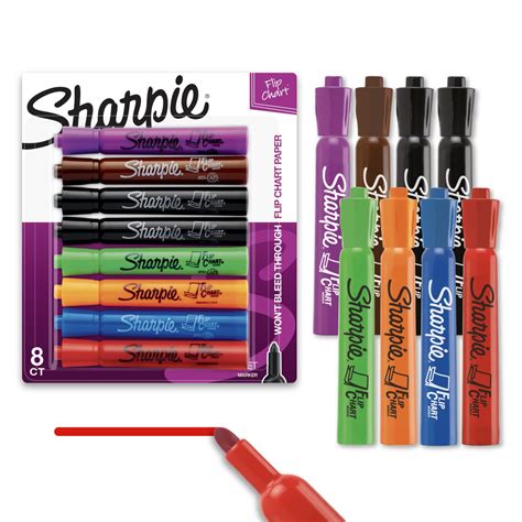 Sharpie Flip Chart Markers, Bullet Tip, Assorted India | Ubuy