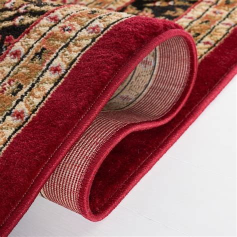 Safavieh Lyndhurst Hamadan 5 X 5 (ft) Red/Black Round Indoor Floral ...