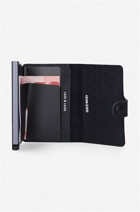 Secrid wallet Miniwallet Optical MOP-BLACK-TITANIUM black color at PRM US