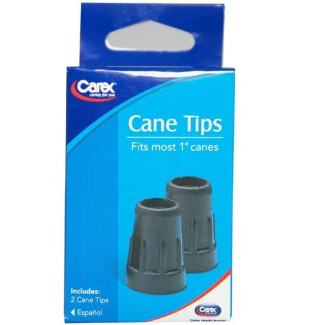 Carex Cane Tips Black 1inch A720 (1 pair) : Amazon.in: Health ...