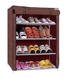 Aagaz Traders Multipurpose 4 Layer Shoe Rack For Home Improvement | Non ...