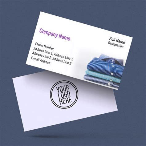 "Men's Suit Shop Visiting Card Design | High-Quality Printing for Men's ...