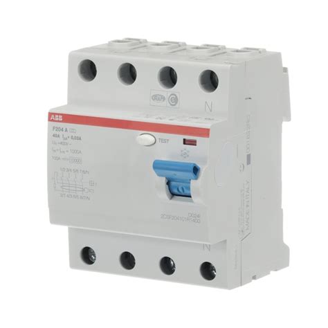 2CSF204101R1400 F204 A-40/0,03 ABB | ABB F200 RCCB, 40A, 4 Pole, 30mA ...