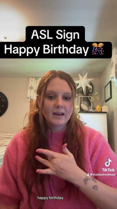 Learn How To Sign "Happy Birthday" in ASL for Beginners | American Sign ...
