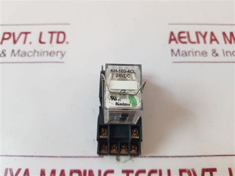 Koino Kh-103-4Cl Relay With Base 24Vdc – Aeliya Marine Tech