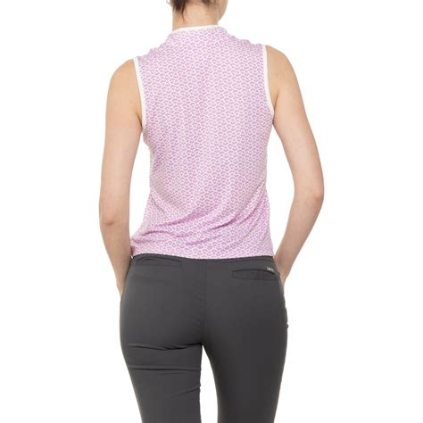 Sigrid Olsen Contrast Trim Tank Top - UPF 50, Sleeveless - Save 66%