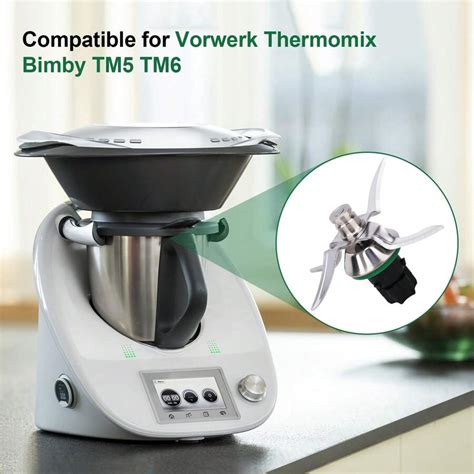 Ersatzmesser für Vorwerk Thermomix Bimby TM5 und TM6, Rührer ...