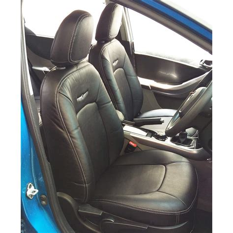 Elegant Nappa Uno Black Art Leather Seat Cover for Jeep Compass 2.0 ...
