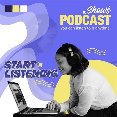 Sosial media post podcst show | Premium PSD