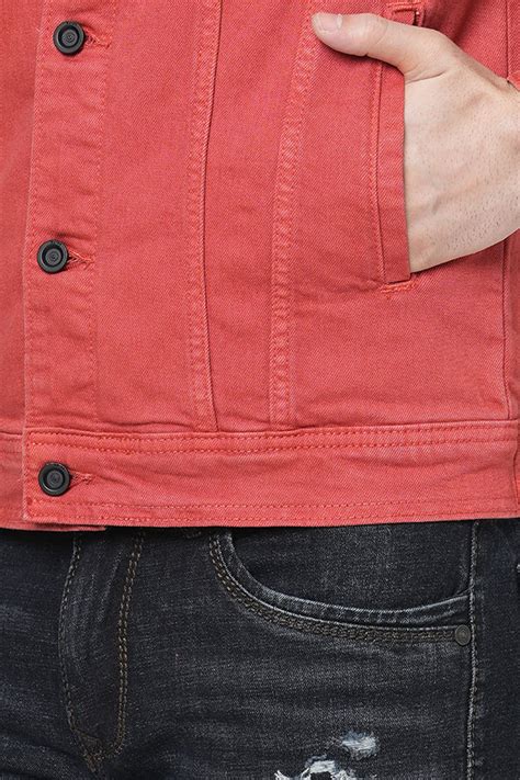 Rust Full Sleeve Cotton Jacket – ROOKIES