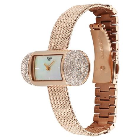 Buy Online Titan Raga Memoirs Quartz Analog Mother Of Pearl Dial Watch ...