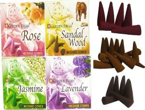 Adhvik Box Pack of 4 (40 Gram Cones Each Box) Multi-Fragrance Dry Dhoop ...