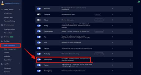 Image result for WatchTime Command Streamlabs