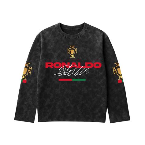 Ronaldo Acid Wash Full Sleeve Tee – sagiohub