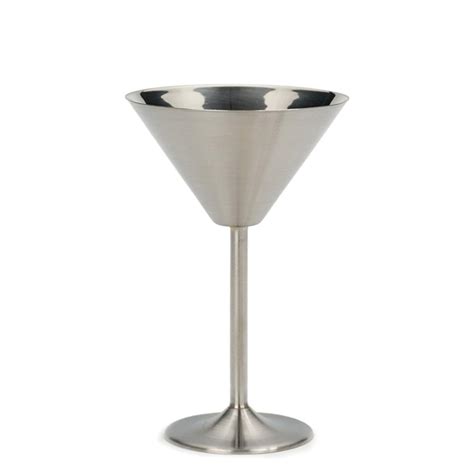 HAZEL Stainless Steel Martini Drinking Glass | Martini Glass for ...