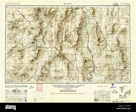Kingman, az map hi-res stock photography and images - Alamy