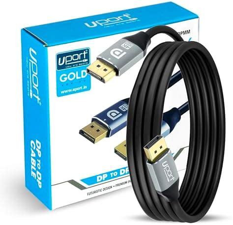 UPORT 3 Mtr Display Port To Display Port 2.0 Cable,4K@30Hz UHD ...