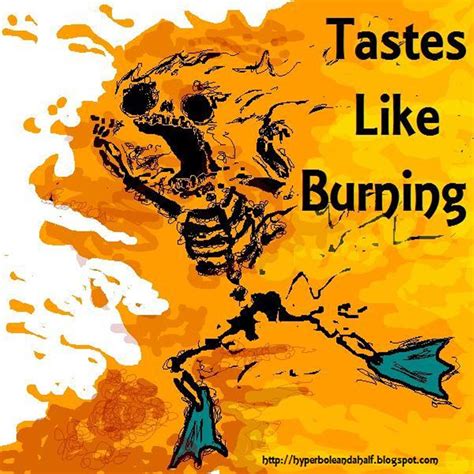 What Does Taste Like Burning