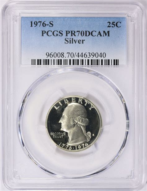 1976-S Washington Quarter Silver PCGS Proof-70 DCAM (Item 1660731 ...