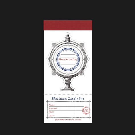 Specimen pamphlet series memo note paper