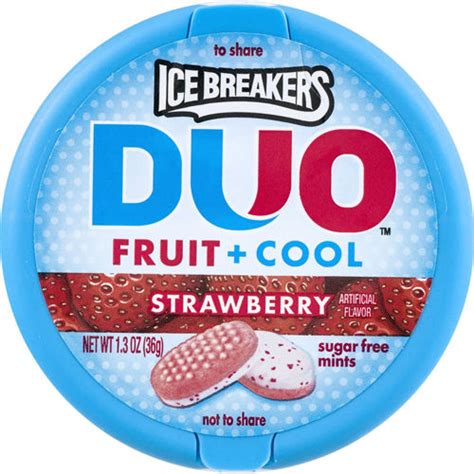 Ice Breakers Duo Fruit + Cool Sugar Free Mint Strawberry 36g Price ...