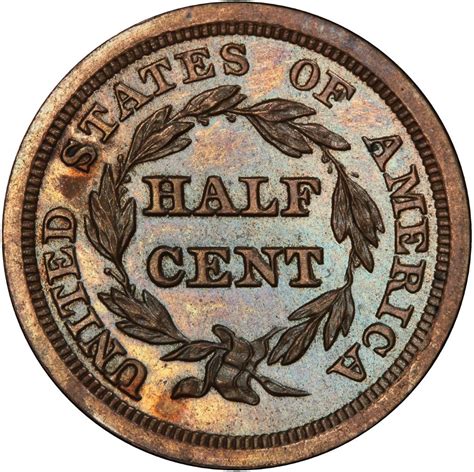 Half Cent 1849 Braided Hair, Coin from United States - Online Coin Club