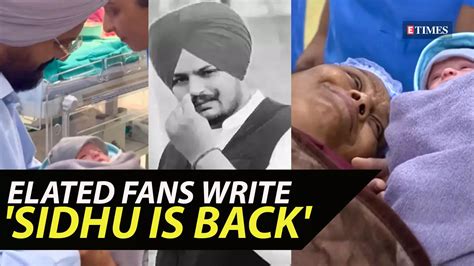 Late Punjabi singer Sidhu Moose Wala's family welcomes his younger ...