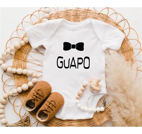 Bella Canvas with Guapo, Cute Spanish Humor, Handsome, Funny, Baby ...