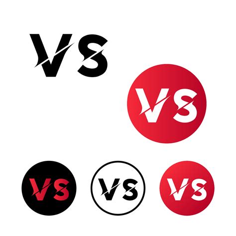 Abstract Versus VS Icon Illustration 4871471 Vector Art at Vecteezy