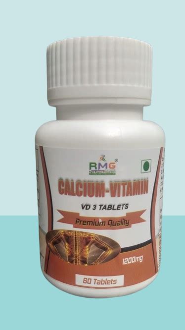 RMG CALCIUM VITAMIN D3 TABLETS-(60) 1200mg - RMG FUTURE