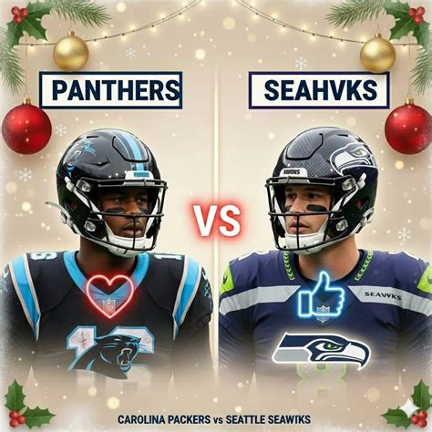 KICKOFF TIME CHANGE: CAROLINA PANTHERS VS. SEATTLE SEAHAWKS — PRIME ...