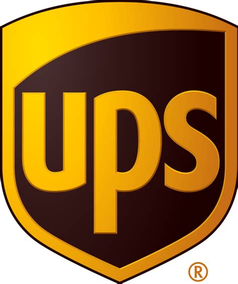 UPS Access Point Logo Sign and Brand Text on Facade Office Windows of ...