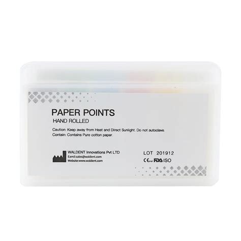 Waldent Paper Points 2% – Waldent.com