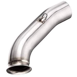 AllExtreme EXBPKTM Stainless Steel Exhaust Muffler Mid Bend Pipe for ...