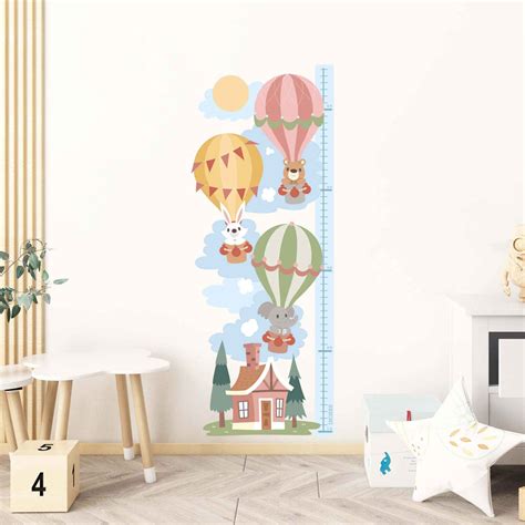 Hot Air Balloon - Height Chart Sticker – GWD Kids