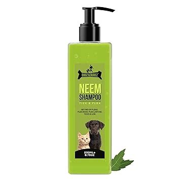 Buy Dogz & Dudez Natural Neem Anti Tick and Flea Dog Shampoo 200ml ...
