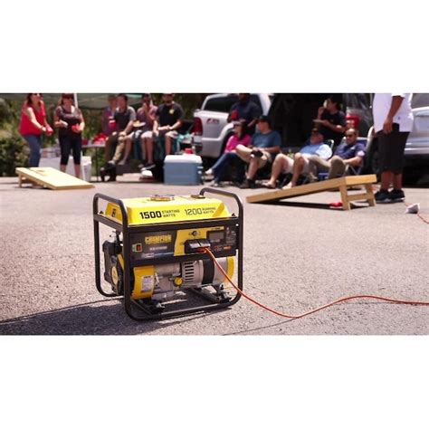 Champion Power Equipment CO Shield 1500 / 1200 -Watt Gasoline Single ...