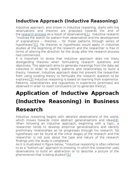 Image result for Inductive Approach