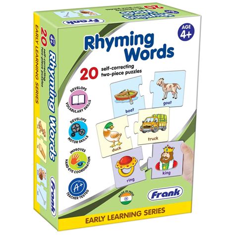 Buy Rhyming Words Early Learning Puzzle on Snooplay India
