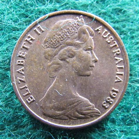 Australian 1983 1 Cent Queen Elizabeth Coin – Gumnut Antiques
