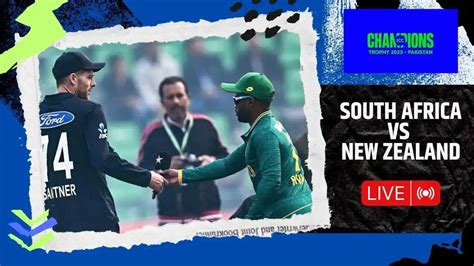 NZ vs SA, Champions Trophy Semifinal: New Zealand set up final clash ...