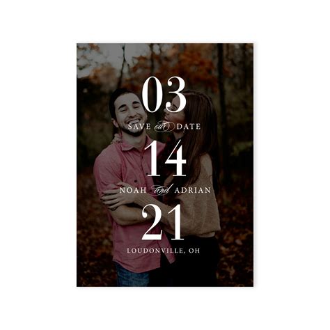 Vertical Save The Date Postcards Save The Dates | Raspberry Creative,