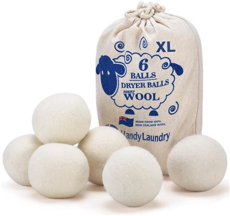 Handy Laundry Wool Dryer Balls - Pack of 6