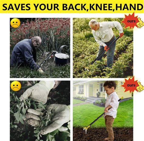 Buy MELVTATA Garden Hoe Hoe Garden Tool 74in Stirrup Hoes for Planting ...