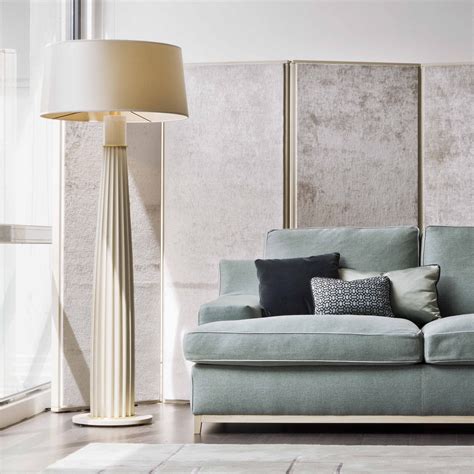 Orlando Cream Floor Lamp Galimberti Nino | Artemest