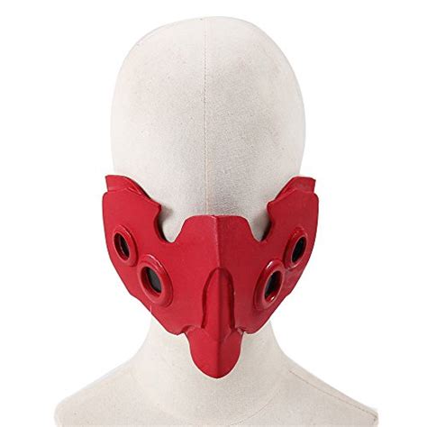 Buy Mtxc Tokyo Ghoul Cosplay Aogiri Tree Tatara Mask Red Online at ...